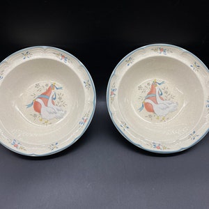 Vintage Marmalade International Tableworks 9 &quot;&quot;Servierschalen, 2 Marmalade 9 &quot;&quot;Servierschalen, Marmalade Country Geese große 9&quot; Servierschalen.&quot;