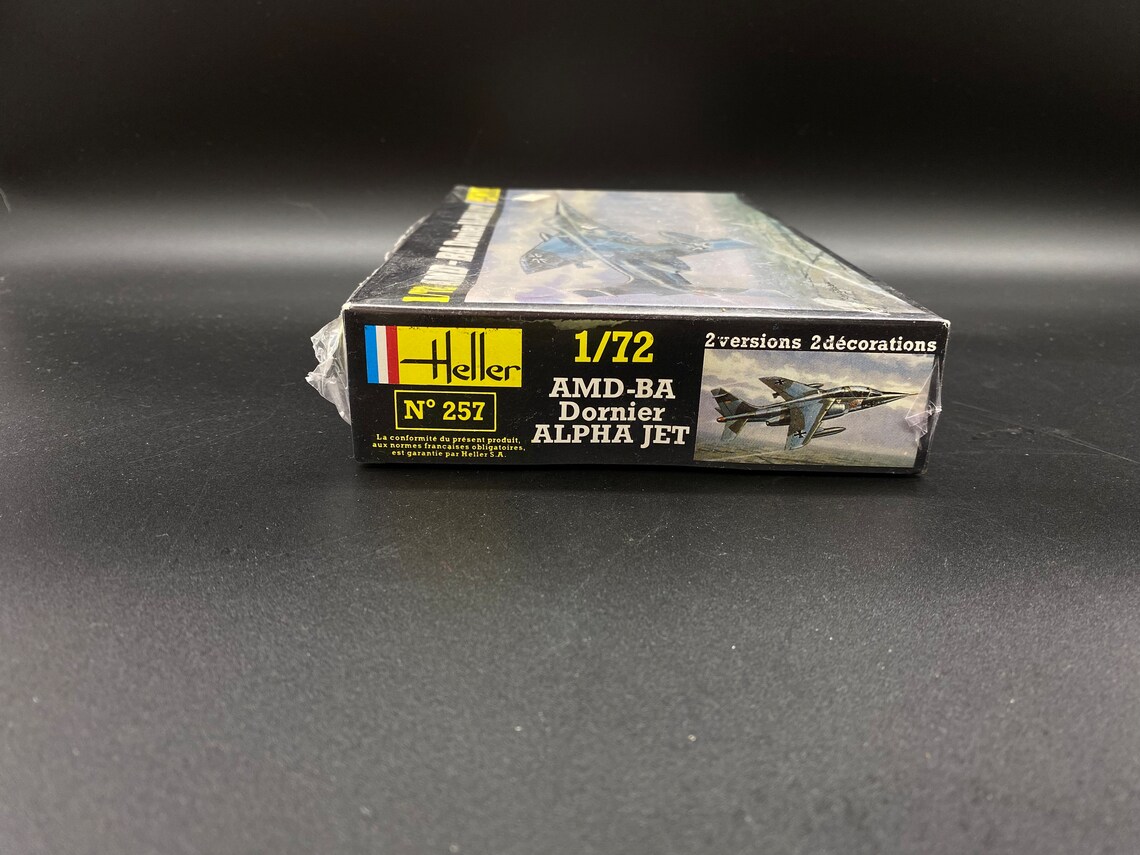 Alpha Jet Model Kit Heller 1/72 AMD-BA Dornier Alpha Jet Model Kit, New Old Stock Heller No ...