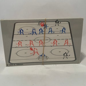 Vintage Hockey Cards, 1993 D. Gibson Hockey Coaching Index Cards New In Package, Rare Hockey Strategy Index Cards, Vintage Hockey Skill Card