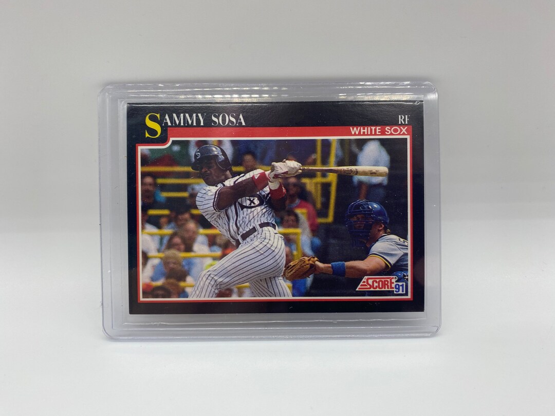 1991 Score Sammy Sosa Error Birthdate Rookie Card, Sammy Sosa Rookie