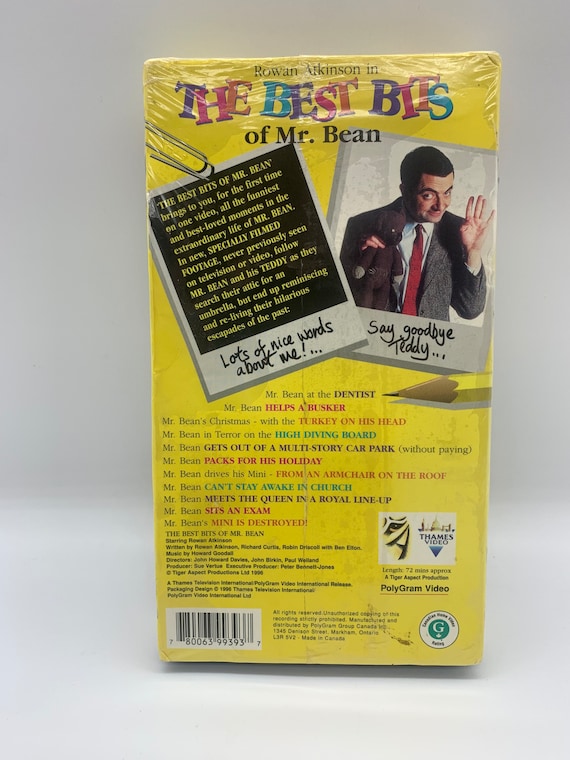 【ＶＨＳ／レア】Ｍｒ．ＢEＡN　／ミスタービーイン Rowan Atkinson in the Amazing Adventures of Mr. Bean VHS