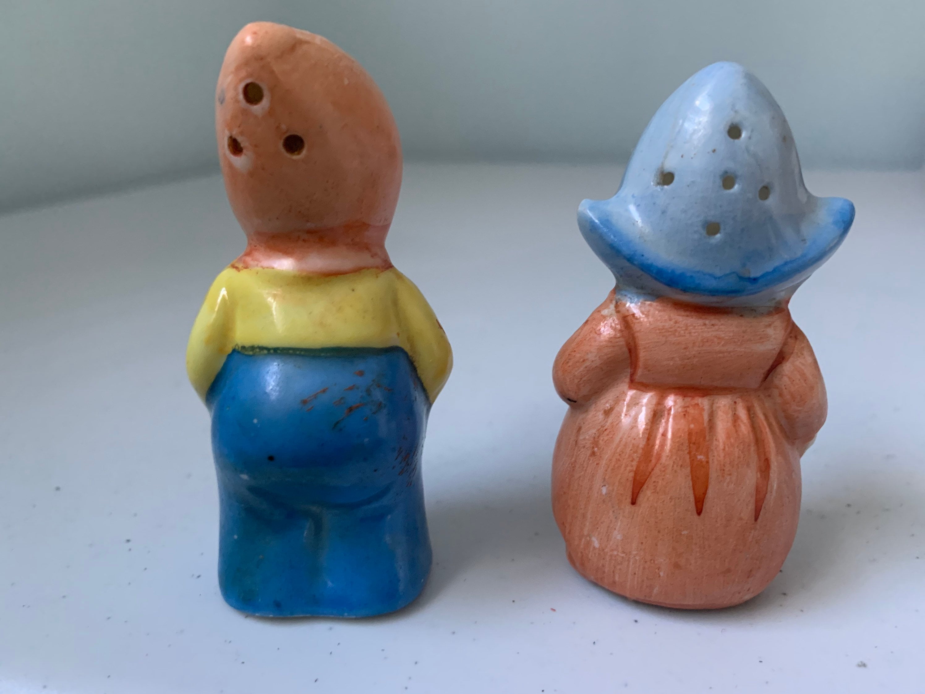 Vintage Dutch Boy and Girl Salt & Pepper Japan Ceramic Hand - Etsy