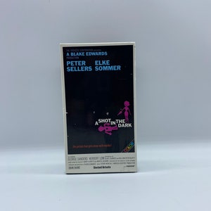 Vintage A Shot in the Dark Magnetic Video VHS, A Shot in the Dark VHS, Peter Sellers The Pink Panther Sequel VHS, Vintage Magnetic Video