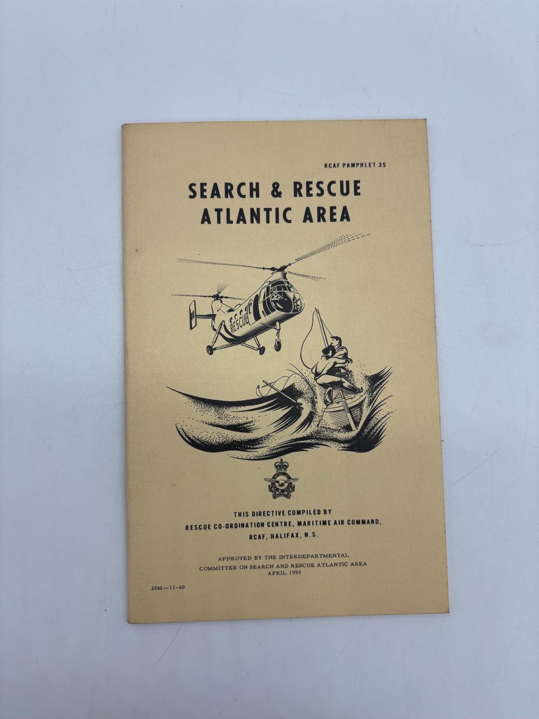 RCAF Pamphlet 35 Search & Rescue Atlantic Area, Rare 1960 RCAF Halifax ...