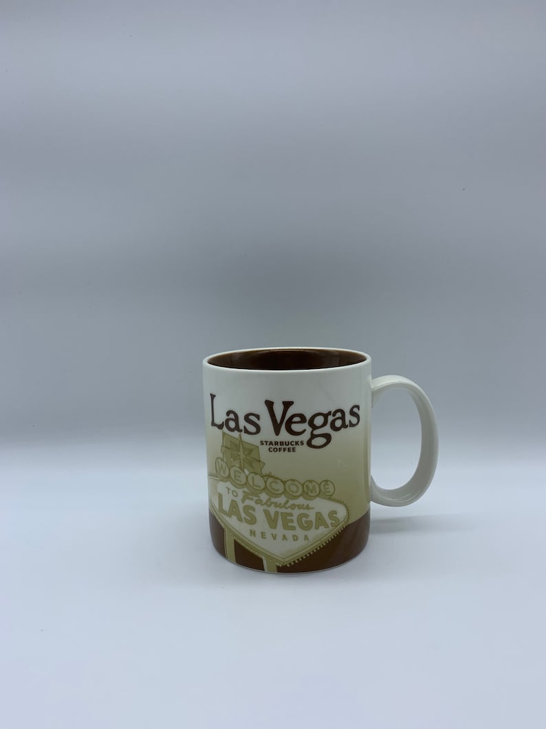 Vintage Starbucks City Mug, Las Vegas Nevada Starbucks Mug, Starbucks