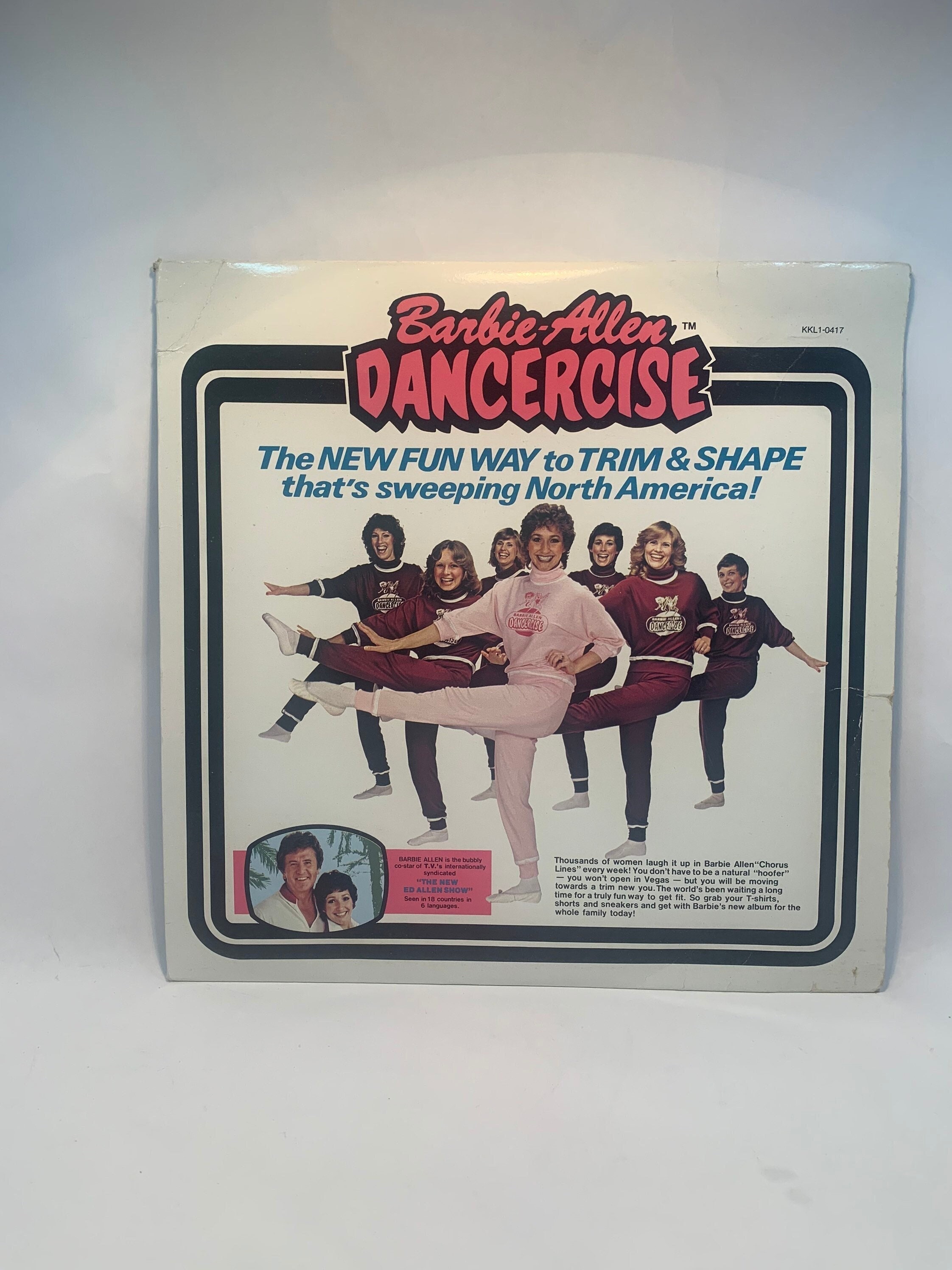 Vintage Barbie Allen Dancercise LP, 1981 RCA Barbie Allen