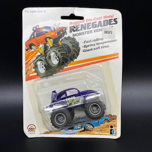 Renegades Monster Vehicles VW Bug Baja Bouncer Die-Cast Metal, 1986 ZEE Rugged Die-Cast Metal Renegades Monster Vehicles Baja Bouncer VW Bug