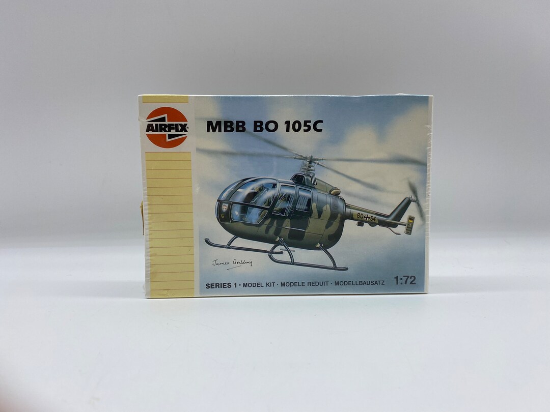 Airfix MBB BO 105C Series 1 Model Kit 172, 1989 New Old Stock Airfix