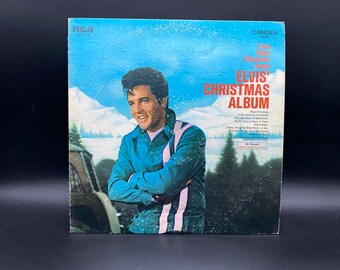 Elvis Christmas Album Camden Mono, Elvis Sings Christmas Songs, Elvis Christmas Record RCA Cal2428, Elvis Blue Christmas, Elvis Christmas LP