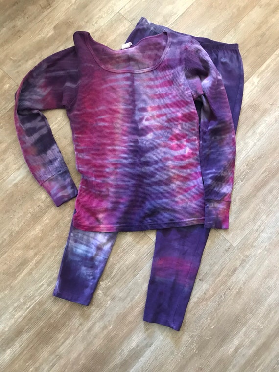 Shibori Tie Dye Sweatsuit Casual Street Wear Set Comfy | Etsy