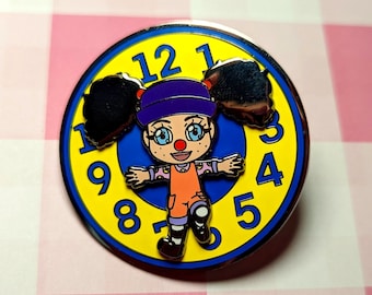 Spinning Loonette Enamel Pin