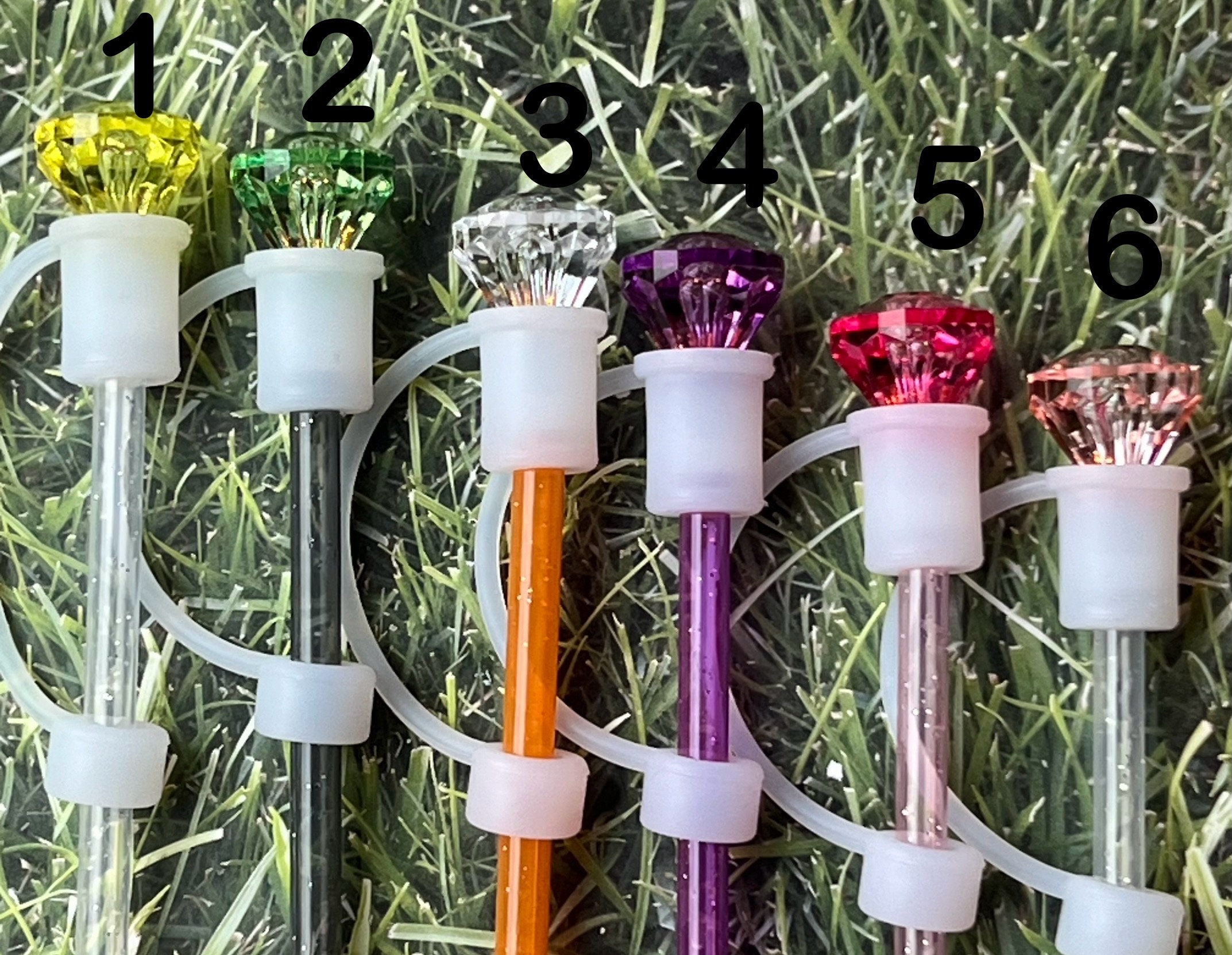 Straw Accessory Bling Diamond Straw Toppers, Cup Accessories, Stanley Straw Cover, Cup ...