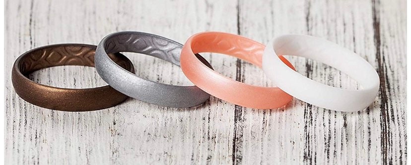 Stackable Silicone Rings, stackable, water proof, eco friendly, non-toxic, medical grade, and a lot more while being trendy