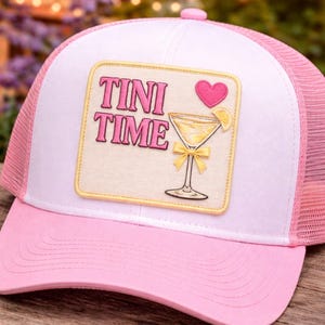 Parche de cóctel Lemon Drop Martini, aplique bordado Tini Time, accesorio divertido para bebidas