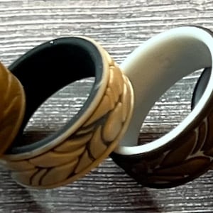5mm Silicone Rings, Wedding Bands, Stackable, water proof, wedding, eco friendly, non-toxic, medical grade