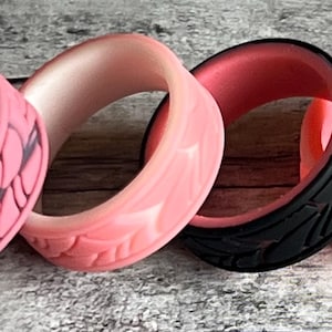 5mm Silicone Rings, Wedding Bands, Stackable, water proof, wedding, eco friendly, non-toxic, medical grade