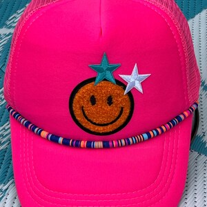 COLORFUL Hat Chain, Trucker Hat Chain, Accessories, Hat Jewelry, Hat Chains, Fun, Trendy, Cute, Perfect Gifts