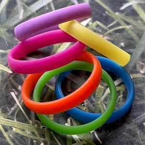 Silicone Rings, Wedding Bands, Stackable, water proof, wedding, eco friendly, non-toxic, medical grade, and a lot more while being trendy image 3