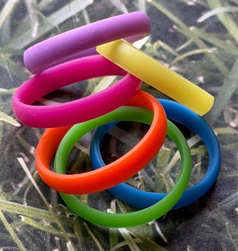 Silicone Rings, Wedding Bands, Stackable, water proof, wedding, eco friendly, non-toxic, medical grade, and a lot more while being trendy image 3