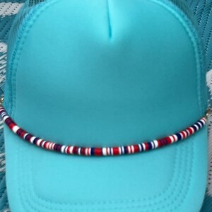 Trucker Hat Chain, Cap Chain,  Hat Accessories, Hat Jewelry, Hat Chains, Fun, Trendy, Cute, Perfect Gifts