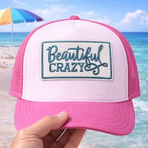 Beautiful Crazy Iron On Patches, Trucker Hat Patches, Clothing, bags, Embroidery Patches, Fun, Cute, funny