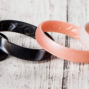 Silicone Rings, Wedding Bands, Stackable, water proof, wedding, eco friendly, non-toxic, medical grade, and a lot more while being trendy