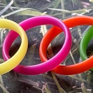 Silicone Rings, Wedding Bands, Stackable, water proof, wedding, eco friendly, non-toxic, medical grade, and a lot more while being trendy image 2