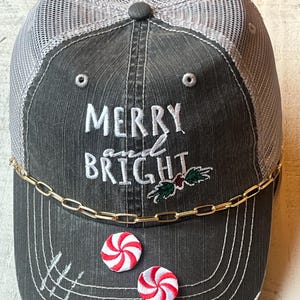 Trucker Hat Chain, Cap Chain,  Hat Accessories, Hat Jewelry, Hat Chains, Fun, Trendy, Cute, Perfect Gifts