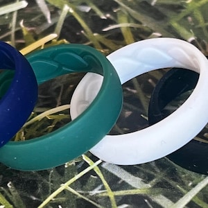 Stackable Silicone Rings, stackable, water proof, eco friendly, non-toxic, medical grade, and a lot more while being trendy