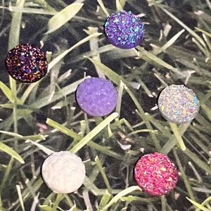 Wine Charms Set of 6 Crystal Stone Magnetic Glass Charms, great gifts, top off your glass with fun,  wine, drinks, wedding, birthdays, decor