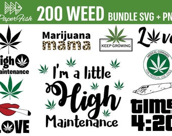 Download Weed svg | Etsy