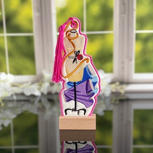 Personalised, Seamstress Embroidered Bookmark