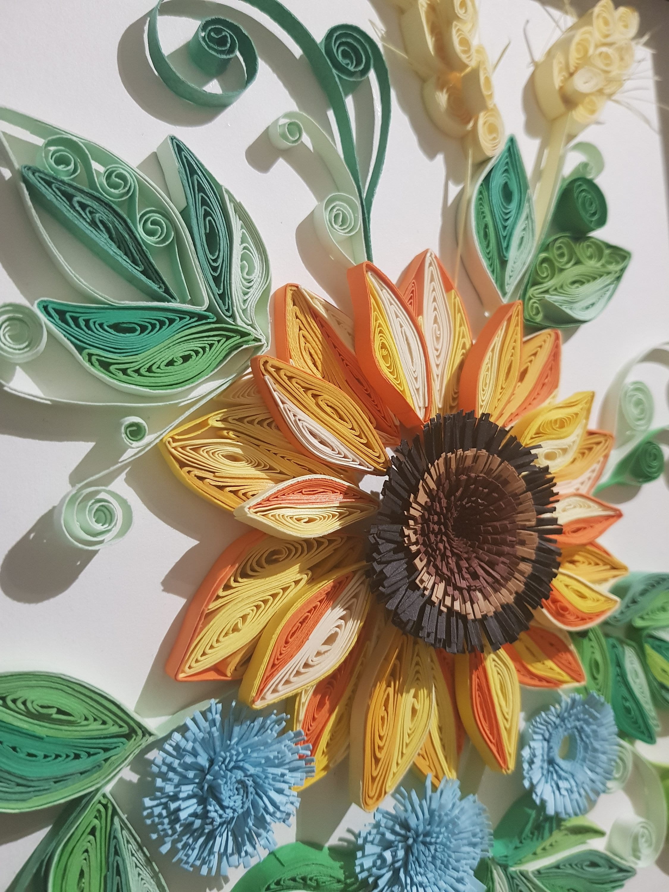 Sunflower Quilling Etsy