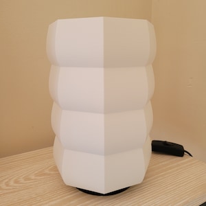 3D Printed Lamp | Corner Lamp | Soft White Light | 800 Lumens