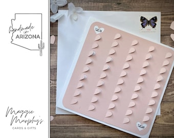 Personalized/customized 50th Wedding Anniversary Card, handmade greeting card, unique gift