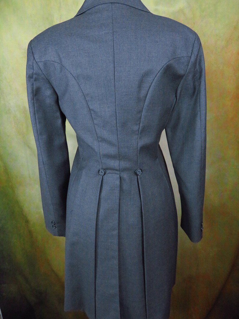 Women's Frock Coat Grey Etsy