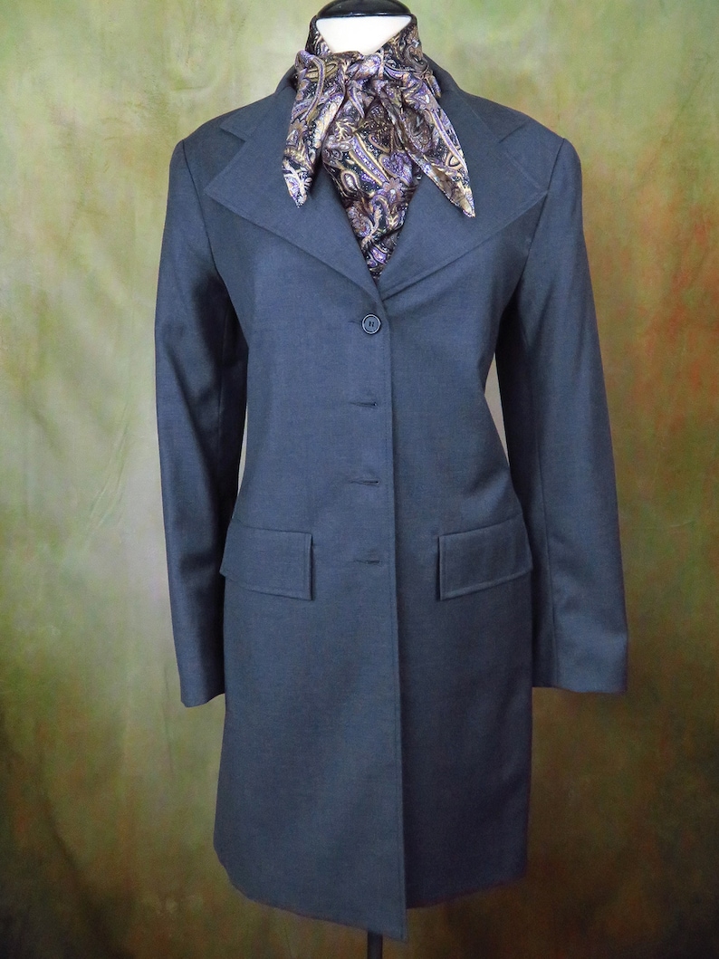 Women's Frock Coat Grey Etsy