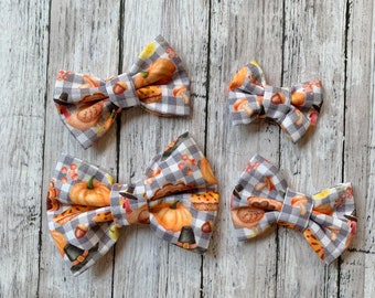 Thanksgiving Turkey Bow Tie - Slides on Collar