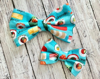 Sushi Bow - Slides On Collar