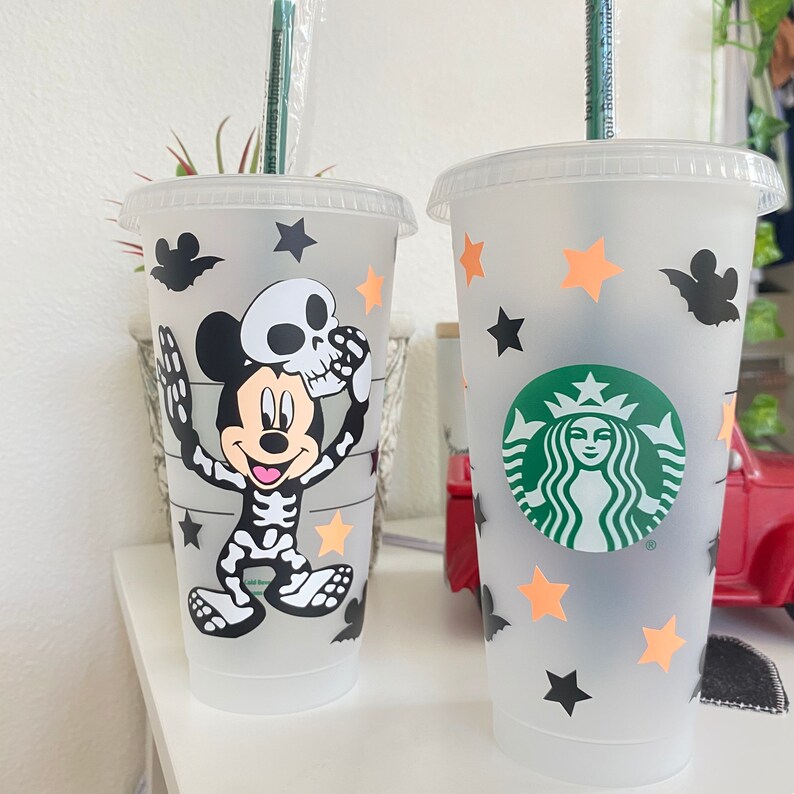 Disney Mickey Halloween Starbucks Cup Halloween Cup Etsy