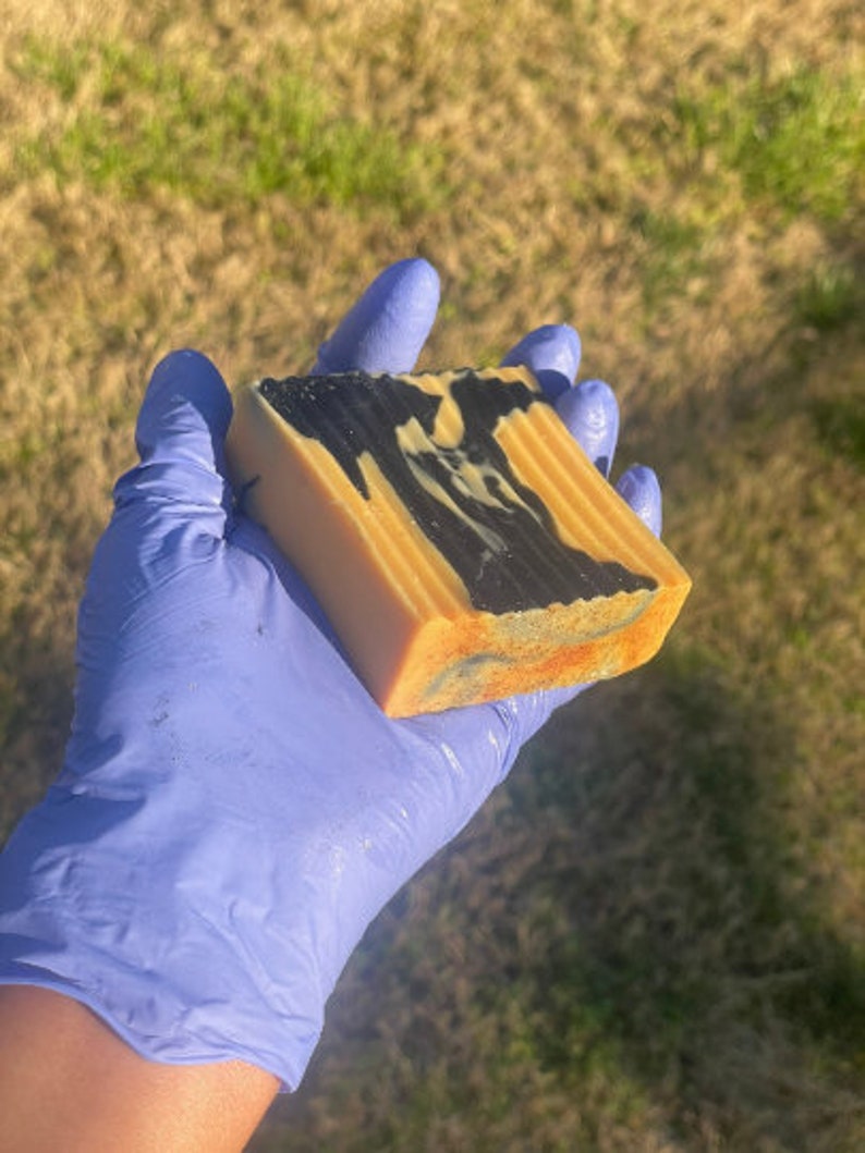 Charcoal Turmeric Sea Moss Soap Bar Etsy