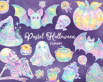 Pastel Halloween Clipart