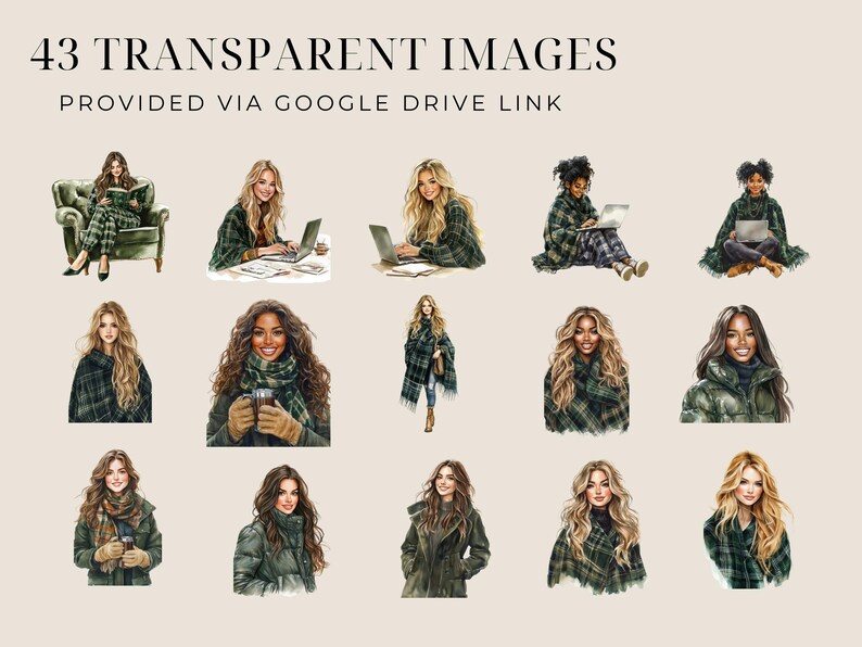 Cozy Christmas Clipart Watercolor Candle Coquette Graphics Sublimation