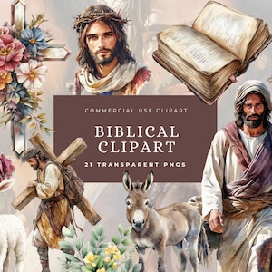Clipart di personaggi biblici, storie della Bibbia, clipart di persone bibliche, clipart religiose, miracoli di Gesù, storie bibliche, scuola domenicale
