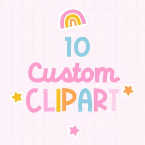 Benutzerdefinierte Clipart, 10 PNG-Bilderpaket, hochwertiges transparentes PNG, kommerzielle Nutzung, exklusive Bilder, personalisierte Clip Art-Bestellung, Download