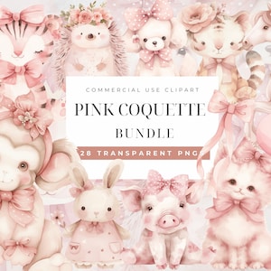 Kokette Bogen Clipart, Mädchen Kokette Clipart, rosa Schleife, rosa Kokette, Babyparty, Kokette Tiere, niedliche Tiere png, kommerzielle Nutzung