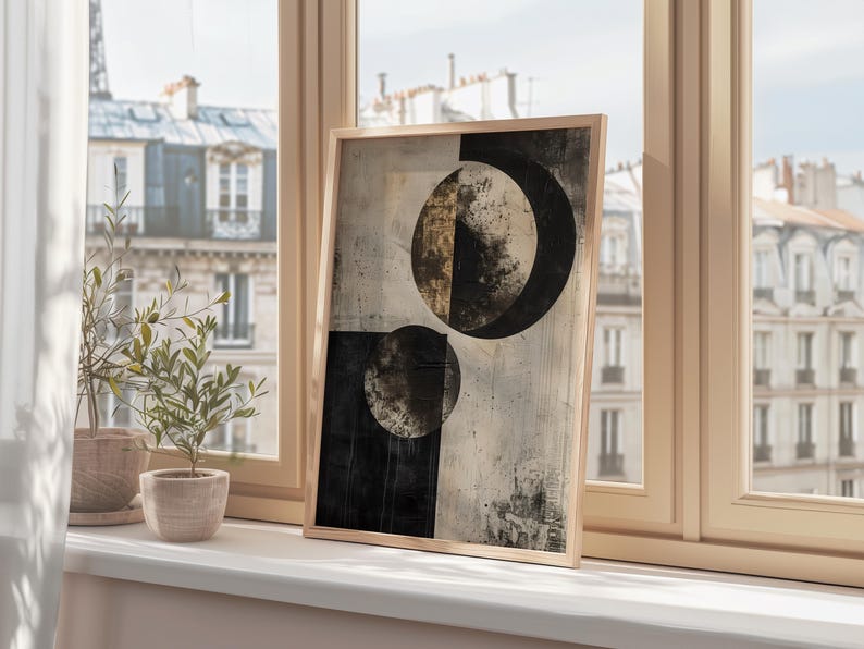 Curated visual reference: Gallery Detail: Minimalist Abstract Wall Art Set