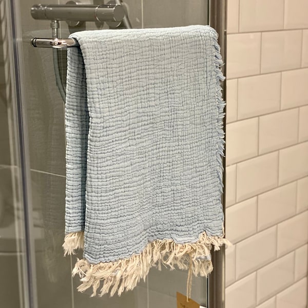 Mousseline handdoek %100 katoenen badhanddoek multifunctionele handdoek, gaas gratis geschenkverpakking, cadeau voor hem, cadeau voor haar, Moederdagcadeau