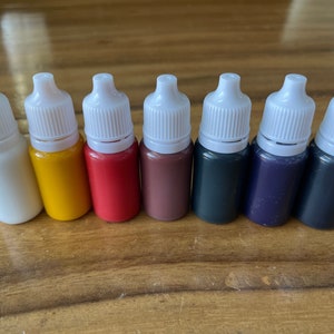 Jesmonite Pigment, 32, 10ml Bottles, Aqua Resin, Ecrylimer