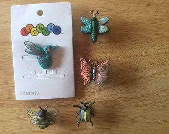 butterfly croc charm